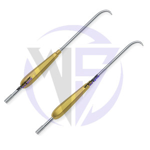 Instrument chirurgical essentiel en acier inoxydable, élévateur à aspiration à bord rond légèrement incurvé, base des instruments chirurgicaux - Product Image 6