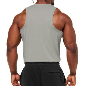 Lightweight Stringer Vintage Training Running Wear Sports Vest Slim Fit Stretchable Polyester Spandex High Street Breathable - Product Image 3