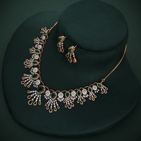 Collier pendentif choker en diamant de laboratoire plaqué or 14 carats, bijoux fins personnalisés Aniva, cadeau pour femmes