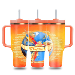 Vaso Térmico Personalizado al por Mayor con Logotipo, <span class=keywords><strong>Bichota</strong></span>, Degradado Naranja Atardecer, 40oz, Doble Pared, Aislamiento al Vacío, 1.18L, Drinkwrare con Caja - Product Image 3