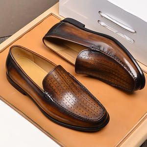 รองเท้าหนังวัวแท้แบบ Brogue พร้อมพื้นกันลื่นและซับในป้องกันกลิ่น รองเท้าทางการสำหรับผู้ชาย - Product Image 5