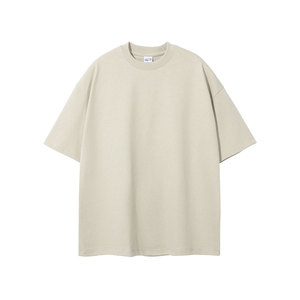 T-shirts pour hommes personnalisés en coton lourd à manches courtes et col rond, coupe classique, grande taille - Product Image 6