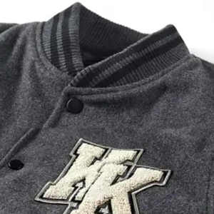 Custom Logo Classic Embroidery Baseball College Men's <b>Jacket</b> Letterman <b>Light</b> Varsity <b>Jacket</b> - Product Image 5