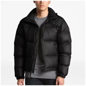 도매 맞춤형 인쇄 패딩 재킷 남성용 최고의 디자인 포켓 통기성 남성용 패딩 재킷 겨울 퍼 자켓