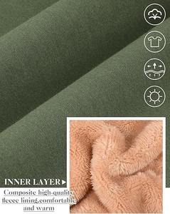 High Quality Embroidered <b>Men's</b> Winter Fleece Sherpa Lined Quick Dry <b>Thermal</b> Thick Jogging Sweatpants - Product Image 6