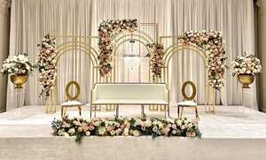 Comprar Soporte de Fondo de Escenario de Boda Decoración Soporte de Metal de Boda Moderno para Decoración al por mayor Soportes de Arco de Metal de Escenario de Boda - Product Image 2