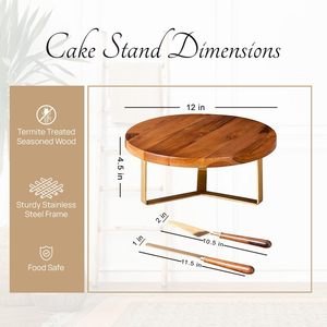 Soporte de pastel de madera de lujo de fabricación india para eventos, exhibición minorista y Decoración de cocina disponible a un precio asequible - Product Image 2