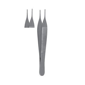 Pince à pansement manuel Adson Jeu d'instruments médicaux de précision avec conception incurvée et coudée pour accéder aux zones chirurgicales difficiles - Product Image 2