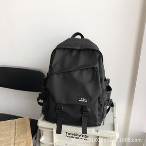 Cute Fruit Snail Gray PU Waterproof Backpack 12 Inches 20-39L Multiple Pockets Zipper Closure Unisex Travel - Product Image 2