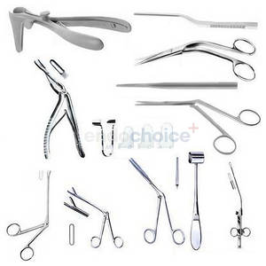 Juego de instrumentos ENT completo básico para uso clínico y quirúrgico para profesionales médicos Material de acero inoxidable - Product Image 4