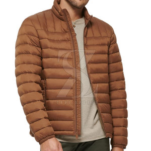 New Arrival Full Zipper Puffer <b>Jacket</b> For <b>Men</b> <b>Slim</b> <b>Fit</b> Private Label <b>Men</b> Puffer <b>Jacket</b> - Product Image 4
