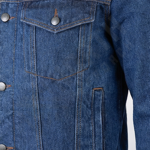 Veste en jean personnalisée avec logo, veste décontractée en coton pour homme, jean de qualité supérieure, vestes en jean pour homme, streetwear tendance - Product Image 5