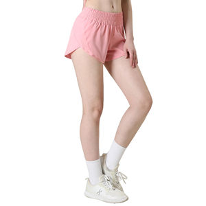 Shorts Deportivos de Cintura Media para Mujer, Precio al por Mayor, Logotipo Personalizado, Transpirables, de Secado Rápido, Ropa Deportiva para Correr - Product Image 2