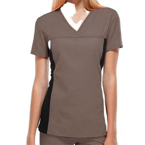 Tenues médicales unisexes écologiques en tissu tissé, ensembles infirmiers, uniformes de salon de beauté, combinaisons de travail pour femmes et hommes, style médecin, personnalisables - Product Image 1
