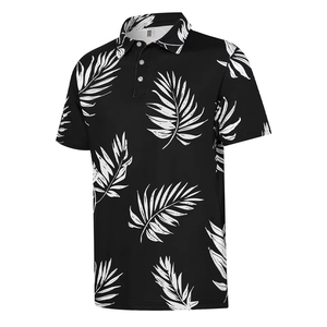 2025 logotipo personalizado transpirable al por mayor Diseña tus propios polos para hombre camisa de golf de algodón sublimado de talla grande - Product Image 1