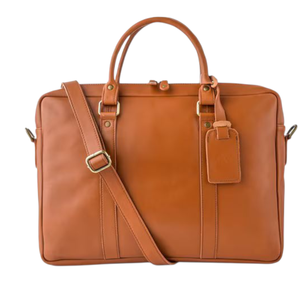 Nouvelle conception de luxe, sacoche et porte-documents en cuir véritable décontracté pour hommes et femmes, grande capacité, quincaillerie durable, vente chaude - Product Image 2