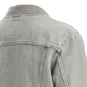 New Fashion Design High Quality Men Denim Jacket Spring Breathable Windproof Custom Front Logo Wholesale Price Custom Made 2026 - Product Image 4