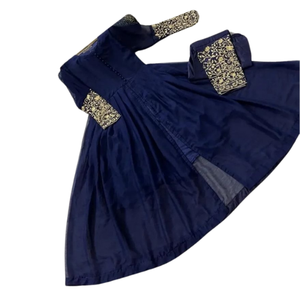 Alta calidad poliéster Georgette indio pakistaní vestido transpirable ropa informal fiesta desgaste personalizado Color/tamaño mujeres - Product Image 5