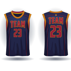 Maillot de basket-ball 100% polyester de qualité supérieure super respirant à séchage rapide pour adultes impression par sublimation grande taille pour l'entraînement d'été - Product Image 2