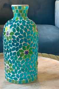 2024 VERRE MOSAIC VASE Décoration de la maison Style nordique Céramique Grès Poterie Vaisselle Vases à fleurs de table - Product Image 6