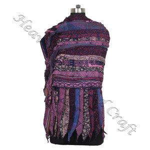 Glamorous in <b>Wrap</b> 15 Strip Silk <b>Scarf</b> Vintage Indian 15 Strips Silk Sari <b>Scarves</b> Recycled Wholesale Manufacturer From India Sari - Product Image 5