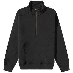 Meilleures ventes Pull-over à glissière au quart imprimé de logo personnalisé pour hommes Sweatshirts à glissière au quart en polaire de haute qualité pour hommes - Product Image 1