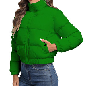Abrigo de moda para mujer de alta demanda, chaqueta acolchada de lona al por mayor, ropa de abrigo ligera transpirable con estilo cálido para invierno - Product Image 2