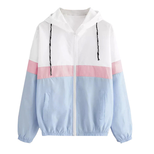 Chaqueta cortavientos para mujer de Otoño Invierno, servicios OEM hechos a medida, nuevo diseño con colores personalizados y logotipo, suministro al por mayor - Product Image 5