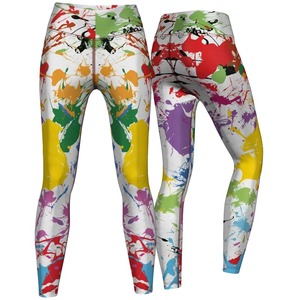 Leggings Deportivos Transpirables para Mujer al por Mayor, Mallas Sublimadas Personalizadas, Ropa Deportiva de Alta Elasticidad al por Mayor - Product Image 3