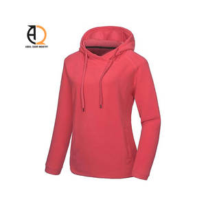 Sudadera con capucha en blanco para mujer al por mayor con manga larga Slim Fit Casual Basic Blank Plain Fleece Hoody para damas - Product Image 5