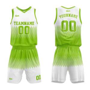 Échantillon gratuit Maillot de basket-ball réversible personnalisé imprimé Uniformes de l'équipe de basket-ball Ensembles pour garçons Uniforme de basket-ball - Product Image 6