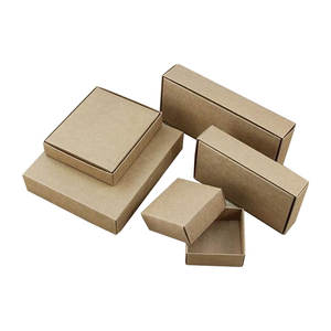 Grande boîte cadeau en kraft marron, boîte cadeau de mariage noir violet grandes boîtes d'emballage cadeau de Noël prix de gros - Product Image 2