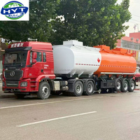 Semi-remorque citerne à 3 essieux sur mesure pour le transport routier d'huiles comestibles et d'eau, avec trappe d'accès