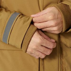 Veste parka à capuche imperméable personnalisée avec col en fourrure, manteau d'hiver, nouveau parka chaud et épais pour hommes, mode décontractée d'automne - Product Image 3