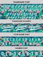 Nueva camiseta de béisbol Floral Hawaiana para Unisex personalizada con nombre de equipo de cara y número ropa deportiva personalizada para hombres mujeres jóvenes