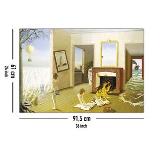 Affiche d'art sur la mémoire avec des motifs complexes entre les trous - Product Image 1