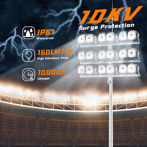 Rohs CE chứng nhận 1000W/1200W/1600W IP67 tỷ lệ không thấm nước thử nghiệm dẫn đèn lũ cho sân vận động, sân bóng chày, thuyền đánh cá - Product Image 6