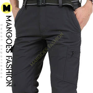 Nuevo estilo Softshell pantalones térmicos al por mayor cálido polar estiramiento personalizado pantalones Cargo al por mayor personalizado - Product Image 6