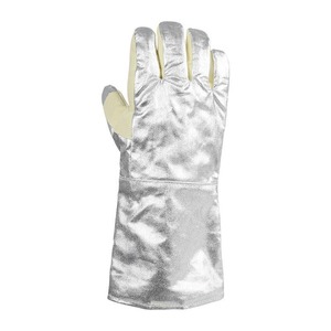 Gants de soudage à haute température de meilleure qualité Gants aluminisés résistants à la chaleur Gants de travail de sécurité pour soudeur - Product Image 4