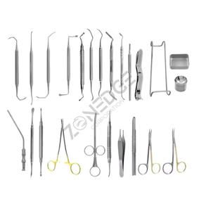 Kit de elevación sinusal de 22 piezas Cassette de acero inoxidable Kit de instrumentos de Cirugía Dental de alta calidad - Product Image 1