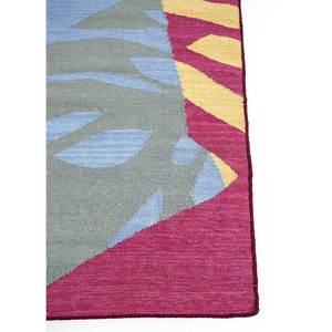 พรมขนสัตว์ทอมือลายดอกไม้ Orenda Multi Flat Weaves รุ่น Jaipur US Rugs สำหรับบ้าน ข้างเตียง ทางเดิน รูปทรงสี่เหลี่ยมผืนผ้า รุ่น DW-217 - Product Image 4