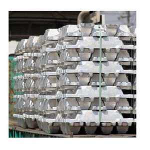 Lingots d'aluminium A7 de pureté 99,70 % – Modèle de lingots d'aluminium – Marque personnalisée UKRAINE – Usage industriel – Composition chimique Al - Product Image 1
