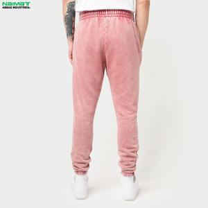 Nouvelle arrivée de pantalons de jogging délavés à l'acide Nouveau style Pantalons de survêtement anti-rides pour hommes avec logo et design personnalisés du fabricant - Product Image 2