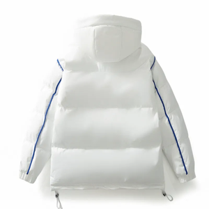 2023 invierno de talla grande para hombre Bubble Puffer Jaet ligero acolchado Formal con capucha Puffy Stand Collar tela cálida para exteriores - Product Image 2