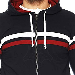 Sweat à capuche zippé pour homme de haute qualité avec poches, impression personnalisée, sweat à capuche zippé pour homme, utilisation en extérieur, polaire épais et chaud - Product Image 6