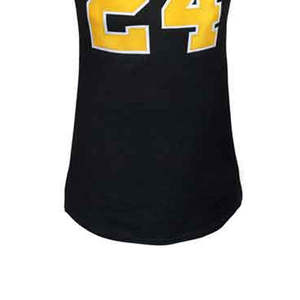 Uniforme de Fútbol Americano Personalizado, Jersey Negro, Amarillo y Blanco con Pantalones Beige, Conjunto Deportivo para Equipo - Product Image 5