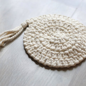 Posavasos de Macramé (Redondos) de PENTAGON TRADING HOUSE al por Mayor, Posavasos de Mesa Hechos a Mano con Bordado Ecológico - Product Image 4