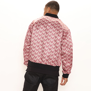 Factory Directly <b>Cheap</b> Price Low MOQ Fully Custom <b>Winter</b> Zipper Stand Collar Sublimated Premium Quality Men Bomber <b>Jacket</b> - Product Image 4