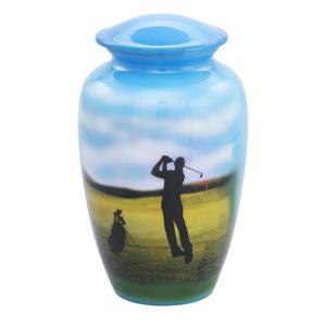 Urnas de cremación esmaltadas Diseño personalizado Impresión Venta caliente Urna americana para cenizas Recuerdo Urnas conmemorativas hechas a mano Suministros funerarios - Product Image 6