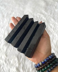 หอคอยคริสตัลทัวร์มาลีนสีดำธรรมชาติอัญมณีแกะสลักกึ่งมีค่าสำหรับตกแต่งบ้านการทำสมาธิและการรักษาราคาโรงงาน - Product Image 5